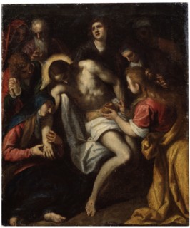 'The Lamentation over Christ', late 16th or early 17th century. Artist: Leandro Bassano