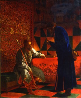 'Ivan IV and Malyuta Skuratov', 1870. Artist: Grigori Sedov