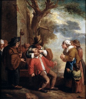 'Dentist', Pain (from the series 'The Five Senses'), 17th century. Artist: Andries Dirksz Both