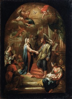 'The Marriage of Mary and Joseph', 18th or early 19th century. Artist: Domenico Corvi