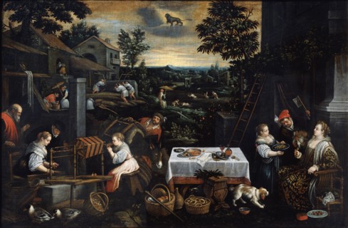'July' (from the series 'The Seasons'), late 16th or early 17th century. Artist: Leandro Bassano