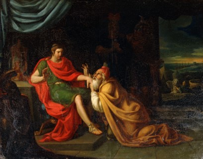 'Priam and Achilles', 17th century. Artist: Padovanino
