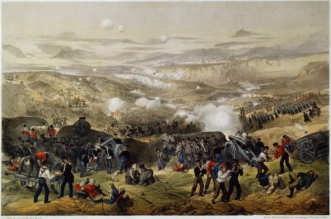 'The Battle of Inkerman on November 5, 1854', 1855.  Artist: Andrew Maclure