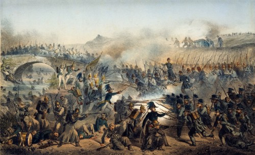'The Battle of the Chernaya River on August 16, 1855', 19th century. Artist: Paul Levert
