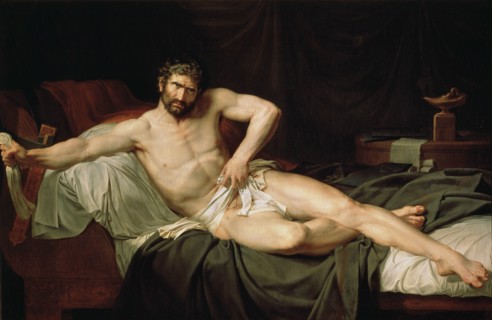 'Cato Uticensis', c1795.  Artist: Guillaume Lethiere