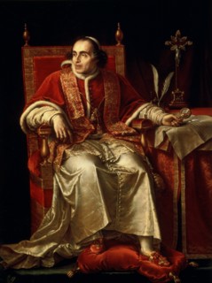 'Portrait of Pope Pius VII', 1817. Artist: Jean Baptiste Joseph Wicar