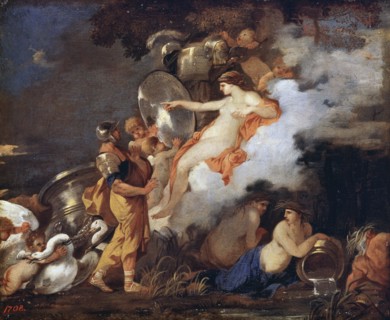 'Venus and Aeneas', 17th century.  Artist: Sébastien Bourdon