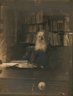 Theorist of narodism, philosopher, publicist, and sociologist Pyotr Lavrov (1823-1900), ca 1895.