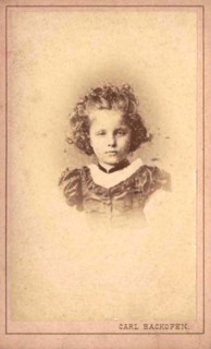 Princess Elizabeth of Hesse by Rhine as child, 1870s-1880s.