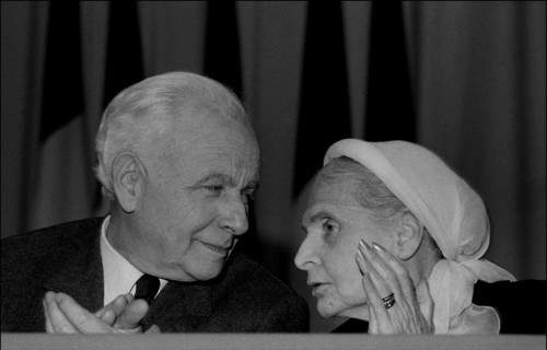 Elsa Triolet and Louis Aragon, 1960s.