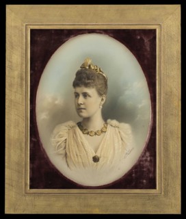 Portrait of Grand Duchess Alexandra Georgievna of Russia (1870-1891).