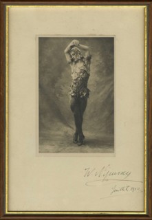Vaslav Nijinsky in the Ballet Le Spectre de la Rose, 1911.