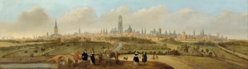 View on the city of Utrecht, c. 1650-1660. Artist: Droochsloot, Jost Cornelisz (1586-1666)