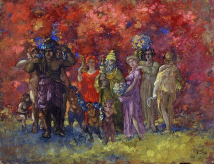 Autumn. Allegory, 1912. Artist: Arapov, Anatoli Afanasyevich (1876-1949)
