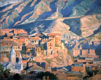 Tiflis, 1918. Artist: Lanceray (Lansere), Evgeny Evgenyevich (1875-1946)