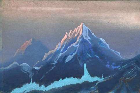 Himalayas, 1943. Artist: Roerich, Nicholas (1874-1947)