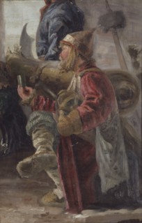 Cannoneer, 1894. Artist: Roerich, Nicholas (1874-1947)