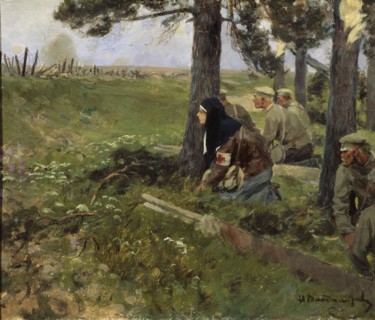 A nurse, 1914-1917. Artist: Vladimirov, Ivan Alexeyevich (1869-1947)
