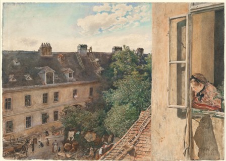 View of the Alservorstadt, 1872. Artist: Alt, Rudolf von (1812-1905)
