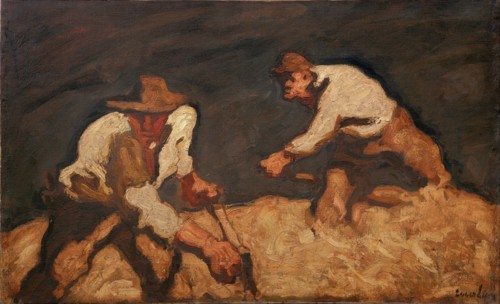 Reapers in a Gathering Storm, 1912. Artist: Egger-Lienz, Albin (1868-1926)