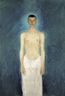 Semi-Nude Self-Portrait, 1904-1905. Artist: Gerstl, Richard (1883-1908)
