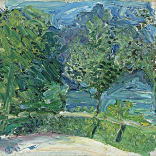 Lakeside Road near Gmunden, 1907. Artist: Gerstl, Richard (1883-1908)