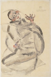 I Will Gladly Endure for Art and My Loved Ones, 1912. Artist: Schiele, Egon (1890?1918)