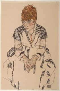 Portrait of the Artist's Sister-in-Law, Adele Harms, 1917. Artist: Schiele, Egon (1890?1918)
