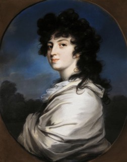 Portrait of Yekaterina Bakunina (1777-1846), c. 1810. Artist: Anonymous