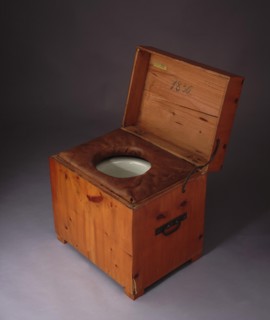 Close stool of Franz Joseph I of Austria. Artist: Anonymous