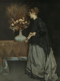 Autumn Flowers, 1867. Artist: Stevens, Alfred (1823-1906)