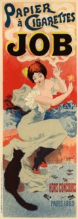 Advertising Poster for the tissue paper Job, c. 1900. Artist: Meunier, Henri (1873-1922)