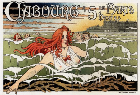 Casino de Cabourg  (Poster), 1896. Artist: Privat-Livemont, Henri (1861?1936)