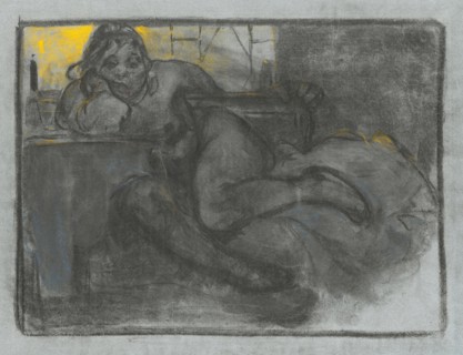 The Absinthe Drinker, 1900-1905. Artist: Mucha, Alfons Marie (1860-1939)