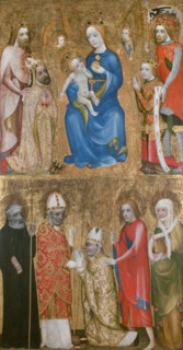 Votive Painting of Archbishop Jan Ocko of Vlasim, ca 1370. Artist: Theodoric of Prague, (Circle) (active ca. 1360-1380)