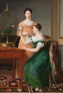 Mendel Levin Nathanson's Elder Daughters, Bella and Hanna, 1820. Artist: Eckersberg, Christoffer-Wilhelm (1783-1853)