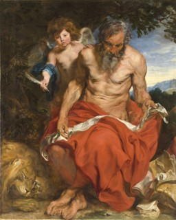 Saint Jerome, 1618-1619. Artist: Dyck, Sir Anthonis, van (1599-1641)