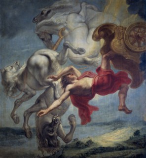 The fall of Phaeton, End of 17th cen.. Artist: Eyck, Jan Carel van (1649-1690s)