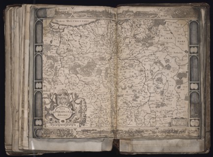 Nova Poloniae delineation (Map of Poland), c. 1629-1630. Artist: Hondius, Jodocus (1563-1612)