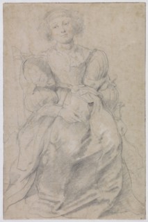 Portrait of Hélène Fourment, c. 1630-1631. Artist: Rubens, Pieter Paul (1577-1640)