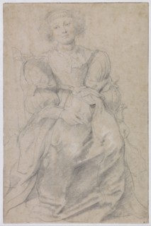Portrait of Hélène Fourment, c. 1630-1631. Artist: Rubens, Pieter Paul (1577-1640)