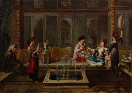 The Conversation, 1730s. Artist: Vanmour (Van Mour), Jean-Baptiste, (School)