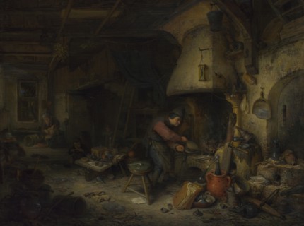 An Alchemist, 1661. Artist: Ostade, Adriaen Jansz, van (1610-1685)