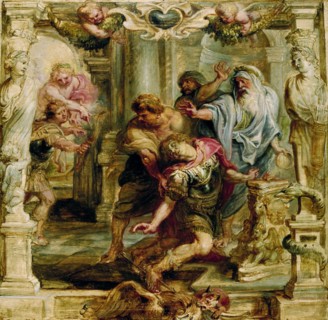 The death of Achilles, 1630-1635. Artist: Rubens, Pieter Paul (1577-1640)