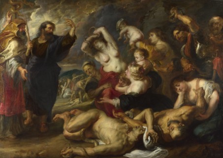 The Brazen Serpent, 1635-1640. Artist: Rubens, Pieter Paul (1577-1640)