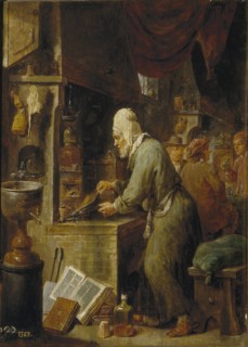 An Alchemist, 1631-1640. Artist: Teniers, David, the Younger (1610-1690)