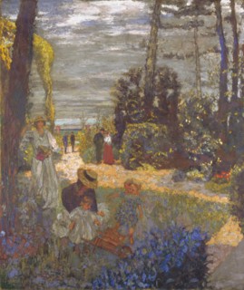The Terrace at Vasouy, the Garden, 1901. Artist: Vuillard, Édouard (1868-1940)