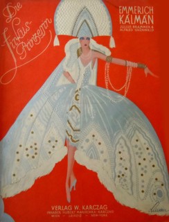 Cover for the original piano score of The Circus Princess
