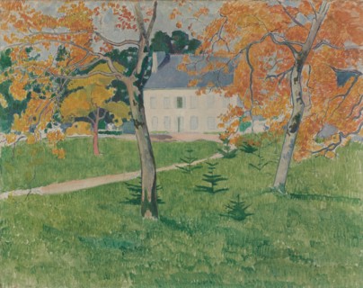 House among trees. Pont-Aven, 1888. Artist: Bernard, Émile (1868-1941)