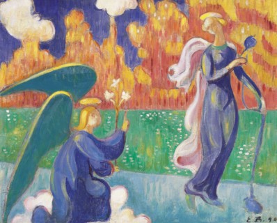 The Annunciation, 1890. Artist: Bernard, Émile (1868-1941)